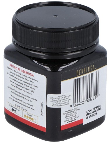Miel De Manuka 400Mgo 250Gr. de Berringa