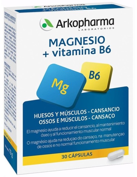 Arkovital Magnesio 30Cap. de Arkopharma