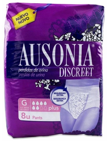 Ausonia Discreet Pants Plus Talla G 8Ud. de Ausonia