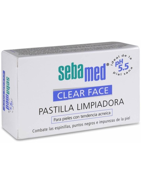 Clear Face Jabon Pastilla Piel Grasa 100Gr. de Sebamed