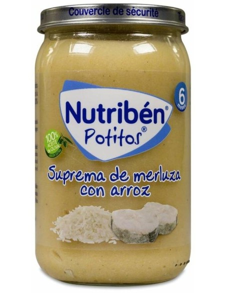 Nutriben Potito Suprema Merluza Arroz 235Gr.+6M de Nutriben