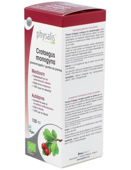 Ext. Espino Blanco (Crataegus) 100Ml. Bio de Physalis