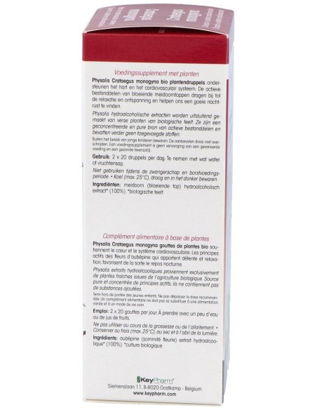 Ext. Espino Blanco (Crataegus) 100Ml. Bio de Physalis