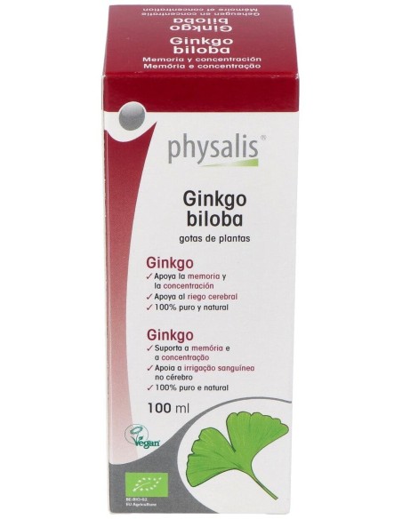 Ext. Ginkgo Biloba 100Ml. Bio de Physalis