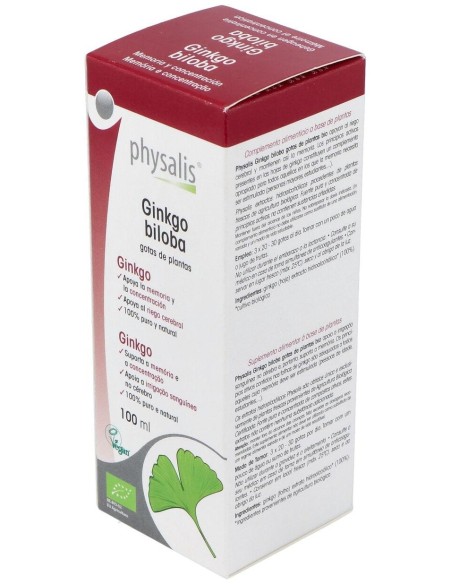 Ext. Ginkgo Biloba 100Ml. Bio de Physalis