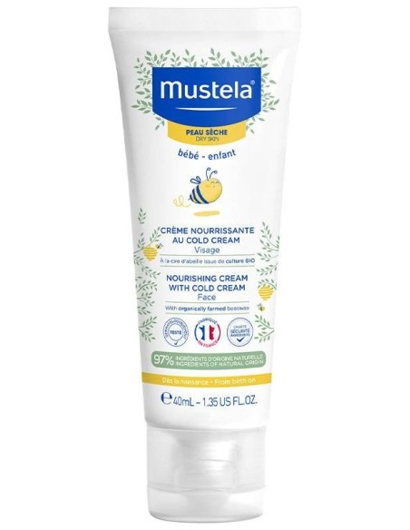 Crema Facial Al Cold Cream Nutritiva Bebe-Niño 40M de Mustela