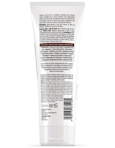 Locion Corporal Aceite Coco Organico 200Ml. de Dr. Organic