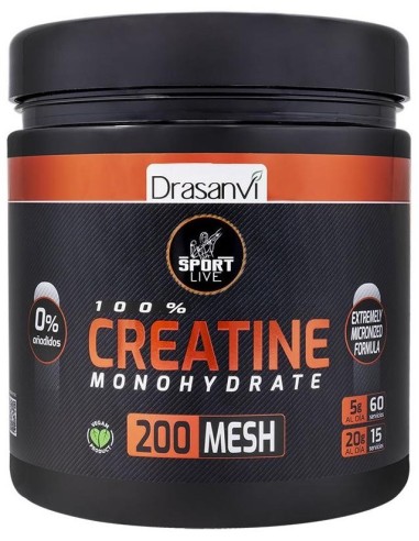 Creatina Monohidrato 200Mesh 300G Sport Live Drasanvi