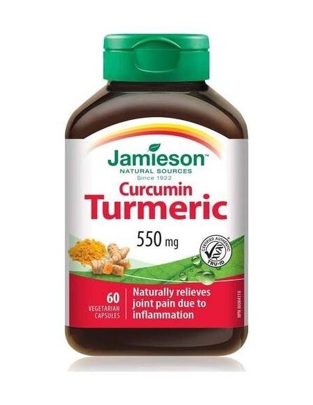 Curcumina Curcuma 550Mg. 60Cap. de Jamieson