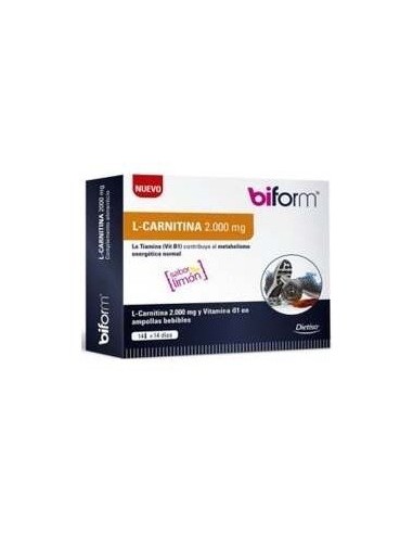 Biform L-Carnitina 2000Mg. 14Viales de Dietisa (Dielisa)