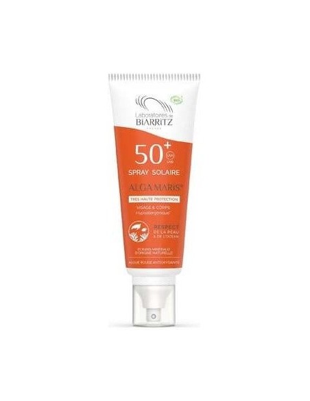 Spray Solar Cara & Cuerpo 150 Spf 50+ Biarritz 150 Ml de Alga Maris - Lab. Biarritz