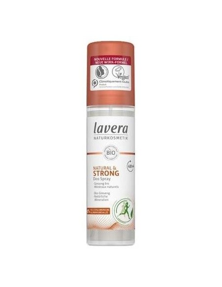 Strong & Natural Desodorante 48H Spray 75Ml. de Lavera
