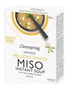 Sopa Miso Blanco/Tofu 4x10 g  de Clearspring 2