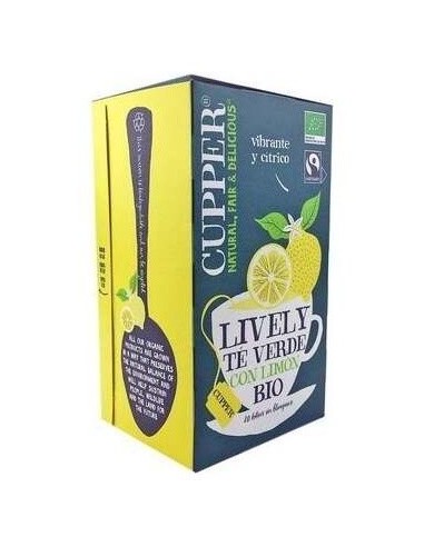 Te Verde Con Limon Infusion 20Bolsitas. Bio de Cupper