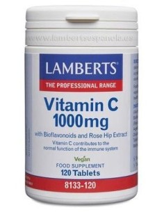 Vitamina C 1000 mg +  Bioflavonoides y Escaramujo          de Lamberts 2