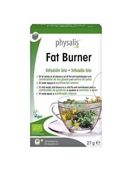 Fat Burner Infusion 20Filtros Bio de Physalis