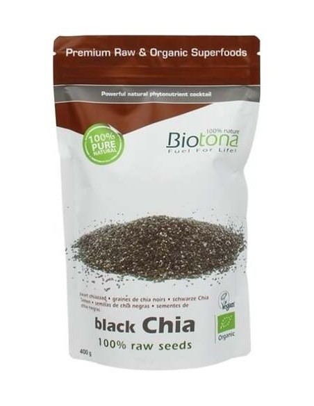 Black Chia Raw Seeds de Biotona