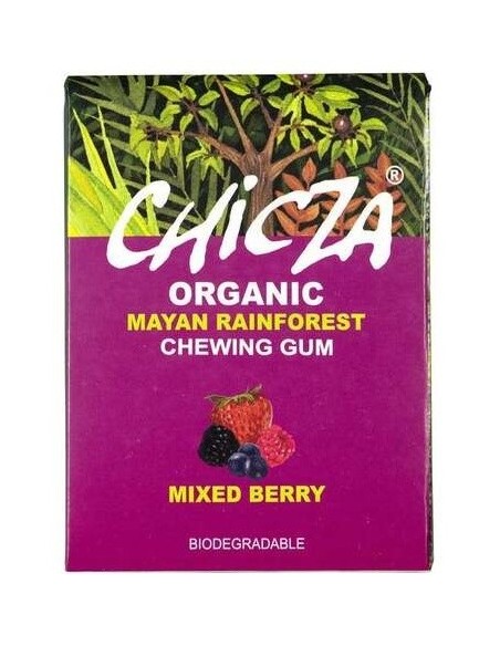 Chicle Organico Sabor Frutas Del Bosque 30Gr. Bio de Chicza