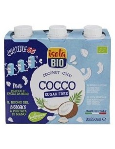 Bebida Vegetal De Coco 3Udsx250Ml. Bio Sg Vegan de Isola 2