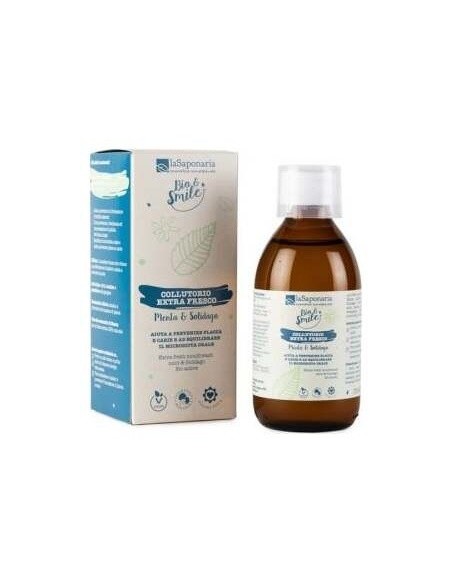 Enjuage Bucal Menta Extra Fresco-Solidago 250Ml. de La Saponaria