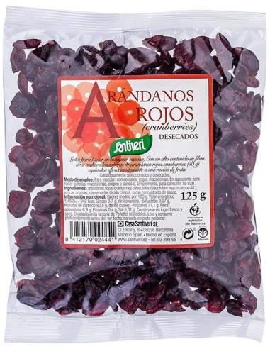 Arandanos Rojos Desecados 125Gr. de Santiveri