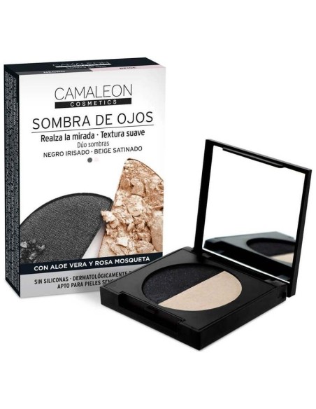 Sombras De Ojos Negro - Beige de Camaleon