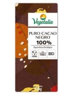 Chocolate Negro 100% 100Gr. Bio Ccpae de Vegetalia 2