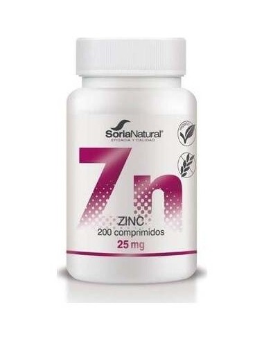 Zinc Liberacion Sostenida 200Comp. de Soria Natural