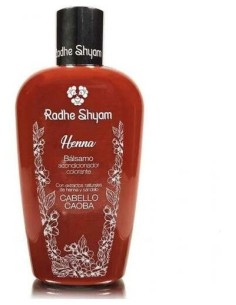 Balsamo Acondicionador Henna Color Caoba 400Ml. de Radhe Shyam 2