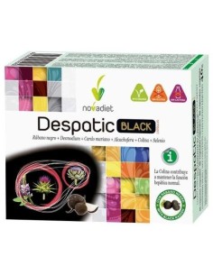 Despatic Black Cápsulas Envase de 60 cápsulas vegetales. de Novadiet 2