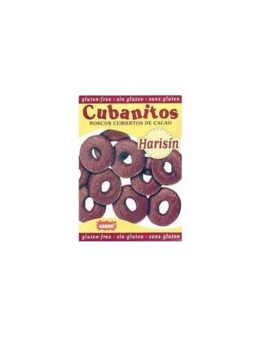 Roscos Cubanitos Cubiertos De Cacao 150Gr. S/G de Harisin
