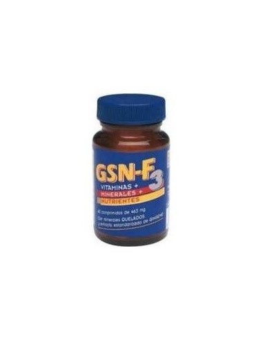 Gsn-F3 Vit. Y Min. Nutrientes 60Comp. 660Mg. de Gsn