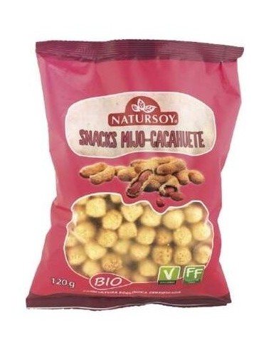 Snacks Mijo Y Cacahuete 120 G de Natursoy