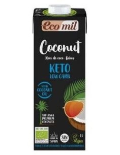 Ecomil Bebida De Coco Nature Keto 1Lt 6Uds. Bio de Almond 2