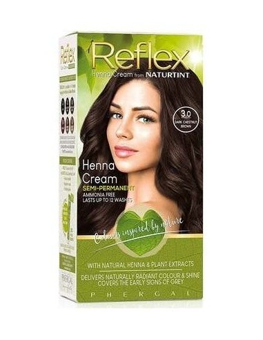 Naturtint Henna Cream 3.0 Castaño Oscuro de Naturtint