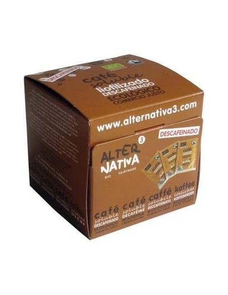 Cafe Descafeinado Liofilizado 25Sbrs. Eco de Alternativa 3