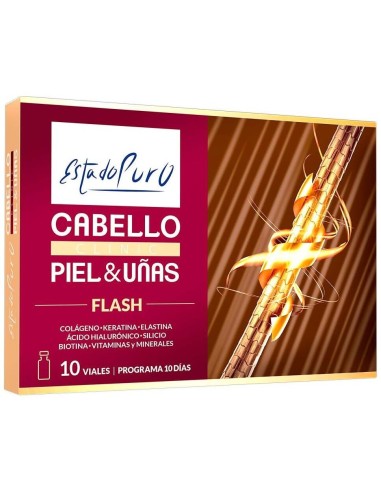 Cabello Piel Y Uñas Flash 10Viales. de Tongil