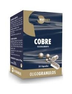 Cobre Oligogranulos 50Caps. de Waydiet Natural Products 2