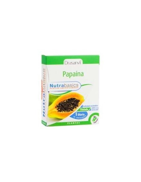 Papaina 30 Capsulas Nutrabasicos Drasanvi