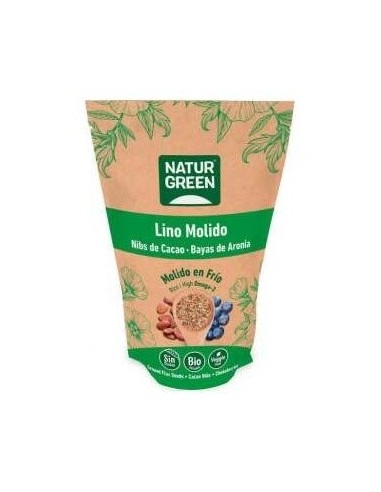 Semillas Bio Lino, Cacao y Aronia 150g Naturgreen Saludables
