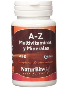 A-Z Multivitaminas Y Minerales 60Comp. de Naturbite 2