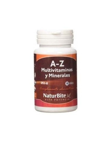 A-Z Multivitaminas y Minerales, 60 Tabl. de NaturBite