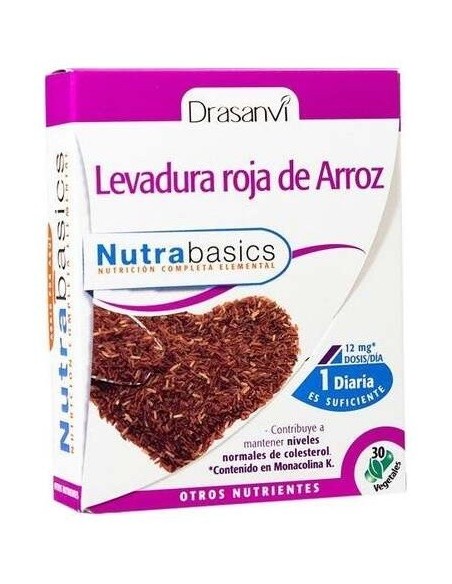 Levadura Arroz Rojo (2,9 Mg Monacolina K) Coenzima Q10 30 Capsulas Drasanvi