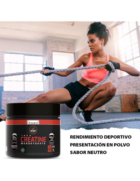 Creatina Monohidrato 80Mesh 300G Sport Live Drasanvi