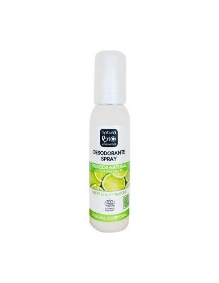 Desodorante Frescor Natural Limon-Aloe Spray 100M de Naturabio Cosmetics