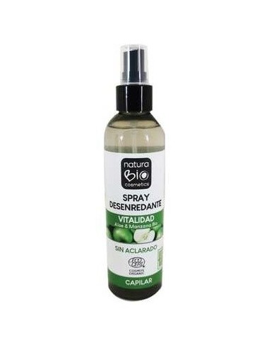 Spray Desenredante Vitalidad Aloe-Manzana 200Ml. de Naturabio Cosmetics