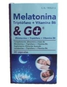 Melatonina + Triptofano + Vit. B6 30Cap. de Pharma & Go 2