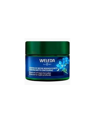Crema de Noche Redensificante Weleda 40ml - Genciana Azul