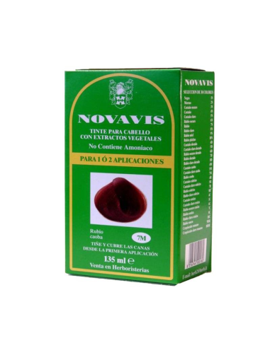 Tinte Novavis 7M Rubio Caoba 120ml | Herbolario Salud y Vida
Tinte Novavis 7M Rubio Caoba 120ml - Herbolario Salud y Vida
Tinte 