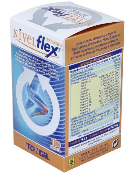 Tongil Nivelflex 100Cap Pack 3x2 – Suplemento Natural